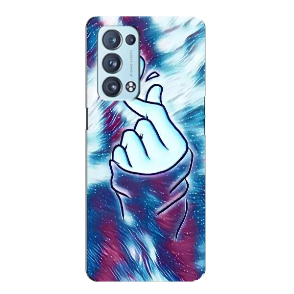 Чохол з принтом «Радужне серце» для OPPO Reno6 Pro Plus 5G Чохол з принтом «Радужне серце» для OPPO Reno6 Pro Plus 5G