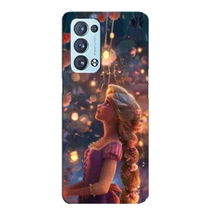 Чохол Рапунцель для Oppo Reno6 Pro Plus 5G (Рапунцель ліхтарики)
