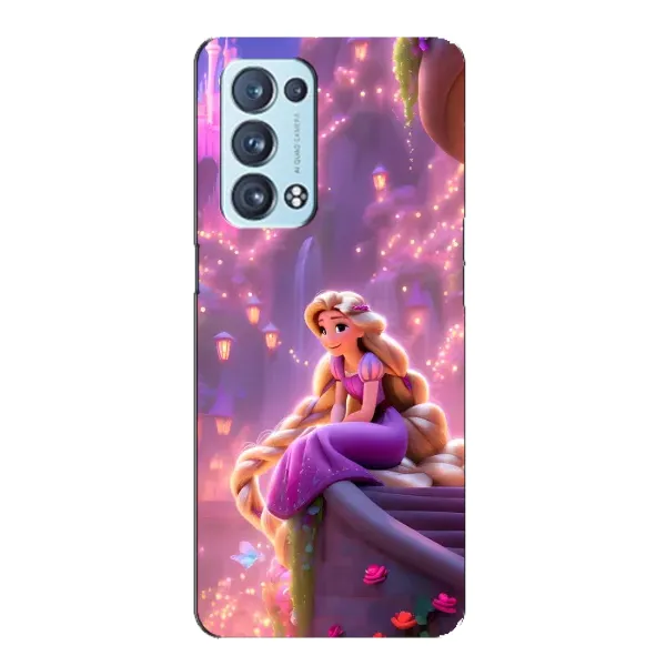 Чохол з принтом «Рапунцель у замку» для OPPO Reno6 Pro Plus 5G