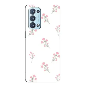 Чехол с принтом «Розовые цветы» для OPPO Reno6 Pro Plus 5G