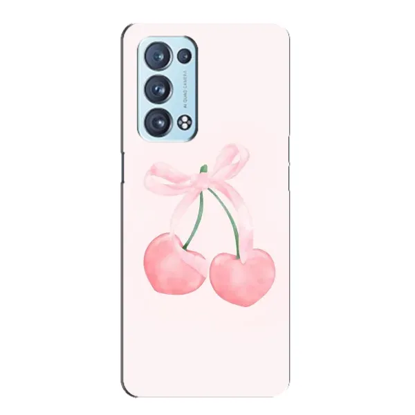 Чехол с принтом «Розовые вишни» для OPPO Reno6 Pro Plus 5G