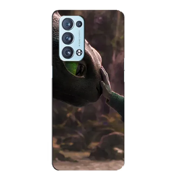Чехол с принтом «Сцена с драконом» для OPPO Reno6 Pro Plus 5G
