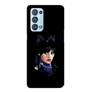 Чохли Венсдей на Oppo Reno6 Pro Plus 5G Уенсдей (AlphaPrint) (серйозна Венздей)