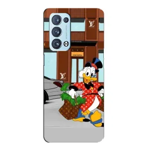 Чехли для Oppo Reno6 Pro Plus 5G - Скрудж МакДак Louis Vuitton (PREMIUMPrint) (Скрудж ЛВ)