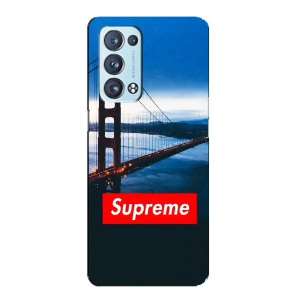 Чехол с принтом «Стиль Supreme» для OPPO Reno6 Pro Plus 5G Чехол с принтом «Стиль Supreme» для OPPO Reno6 Pro Plus 5G