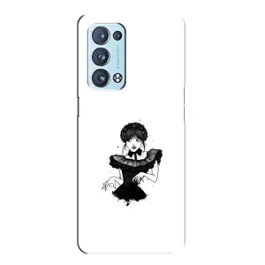 Чохли Венсдей на Oppo Reno6 Pro Plus 5G Уенсдей (AlphaPrint) (танець Венздей)