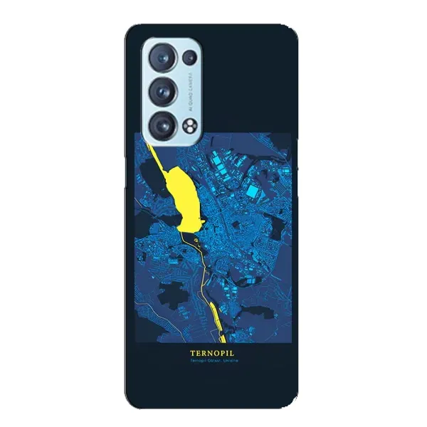 Чохол з принтом «Тернопіль» для OPPO Reno6 Pro Plus 5G Чохол з принтом «Тернопіль» для OPPO Reno6 Pro Plus 5G