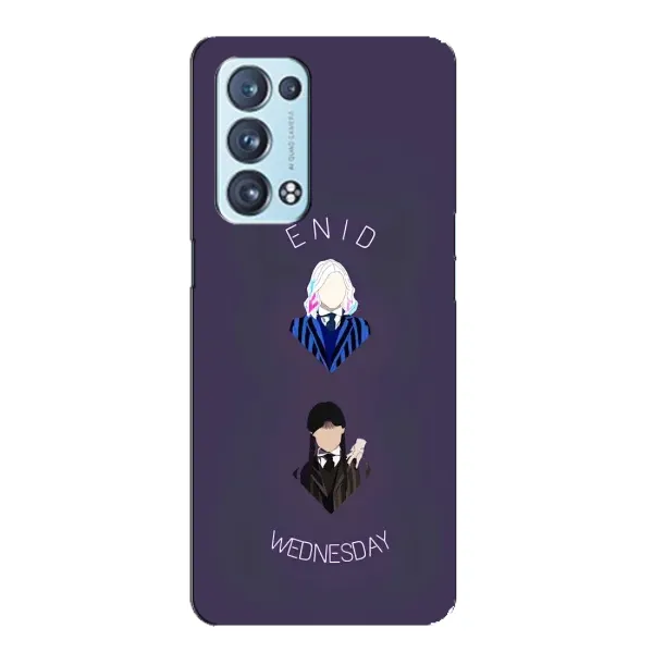 Чохол з принтом «Венздей і подруга» для OPPO Reno6 Pro Plus 5G Чохол з принтом «Венздей і подруга» для OPPO Reno6 Pro Plus 5G