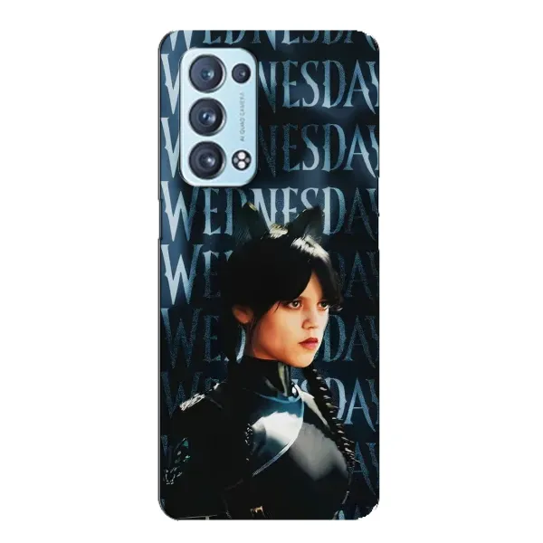 Чохол з принтом «Венздей кішка» для OPPO Reno6 Pro Plus 5G Чохол з принтом «Венздей кішка» для OPPO Reno6 Pro Plus 5G