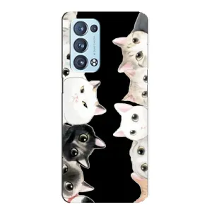 Чохол з принтом «Погляд котиків» для OPPO Reno6 Pro Plus 5G