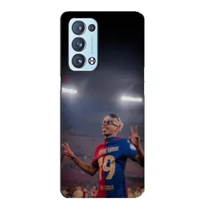 Чохол з футболістом Ламін Ямаль Oppo Reno6 Pro Plus 5G (Ямаль на стадіоні)