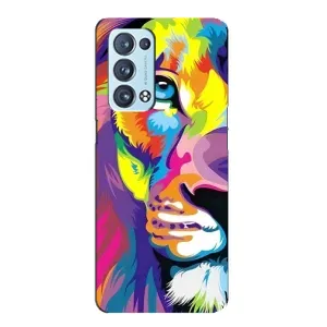 Чохол з принтом «Яскравий Лев» для OPPO Reno6 Pro Plus 5G