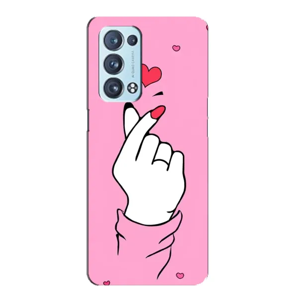 Чохол з принтом «Знак Love» для OPPO Reno6 Pro Plus 5G Чохол з принтом «Знак Love» для OPPO Reno6 Pro Plus 5G