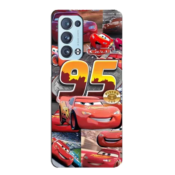 Чохол з принтом «Колаж Блискавка Маквін» для OPPO Reno6 Pro 5G Чохол з принтом «Колаж Блискавка Маквін» для OPPO Reno6 Pro 5G