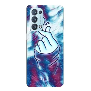 Чехол с принтом «Радужное сердце» для OPPO Reno6 Pro 5G