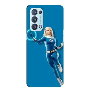 Чохол з принтом Фантастична четвірка для Oppo Reno6 Pro 5G (Сью Сторм політ)