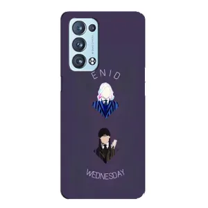 Чохли Венсдей на Oppo Reno6 Pro 5G Уенсдей (AlphaPrint) (Венздей і подруга)