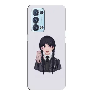 Чохли Венсдей на Oppo Reno6 Pro 5G Уенсдей (AlphaPrint) (Венздей і Річ)