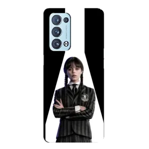 Чохли Венсдей на Oppo Reno6 Pro 5G Уенсдей (AlphaPrint) (W-Wednesday)