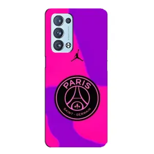 Чохли PSG для Oppo Reno6 Pro 5G (AlphaPrint) (яскравий ПСЖ)