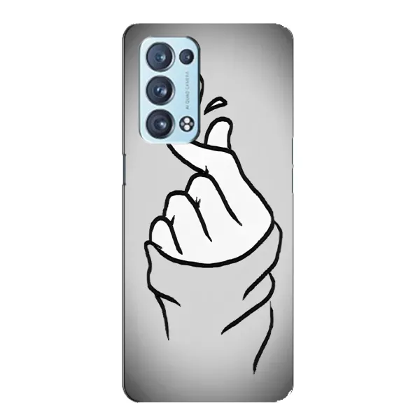 Чехол с принтом «Значок Love» для OPPO Reno6 Pro 5G Чехол с принтом «Значок Love» для OPPO Reno6 Pro 5G