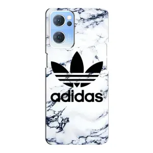 Чохли Адидас для Oppo Reno7 5G (AlphaPrint) (Адідас на мраморі)