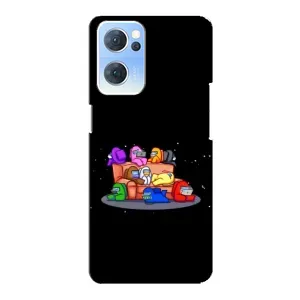 Чохли Амонг Ас для Oppo Reno7 5G (AlphaPrint) (Амонг-ас)