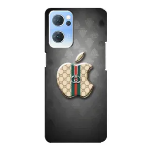 Чохли  GUCCI для OPPO Reno7 5G (AlphaPrint) (Apple gucci)