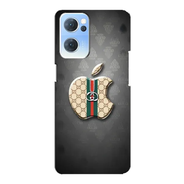 Чехол с принтом «Apple gucci» для OPPO Reno7 5G Чехол с принтом «Apple gucci» для OPPO Reno7 5G