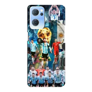 Чохли Мессі для Oppo Reno7 5G (AlphaPrint) (Аргентина Мессі)