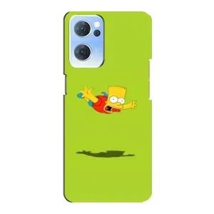 Чjхол з Сімпсонами для Oppo Reno7 5G (VPrint) (Барт Сімпсон)