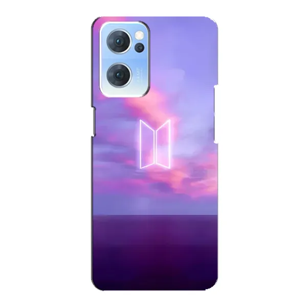 Чехол с принтом «BTS логотип» для OPPO Reno7 5G