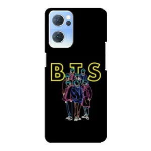 Чехлы BTS для Oppo Reno7 5G (AlphaPrint) (BTS стайл)