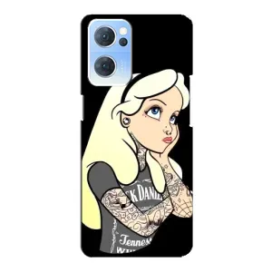 Чохол з друком для Oppo Reno7 5G - (Мода) (AlphaPrint) (Дівчина в тату)