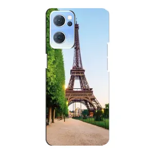 Чохол Ейфелева Вежа Oppo Reno7 5G - (AlphaPrint) (Дорога до Парижу)