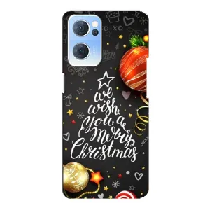 Рождественские Чехлы для Oppo Reno7 5G (VPrint) (Елочка)