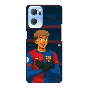 Чохол з футболістом Ламін Ямаль Oppo Reno7 5G (Футболіст Ямаль)