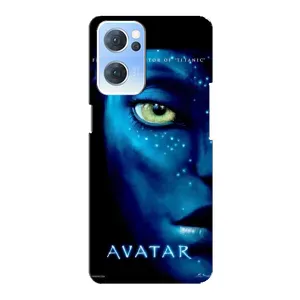 Чехлы с фильма АВАТАР для Oppo Reno7 5G (AlphaPrint) (глаз Аватара)