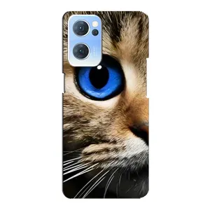 Чохли з Котиками для Oppo Reno7 5G (VPrint) (Око кота)