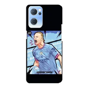 Чохли з футболістом Ерлінг Холанд для Oppo Reno7 5G (AlphaPrint) (гол Ерлінг Холанд)