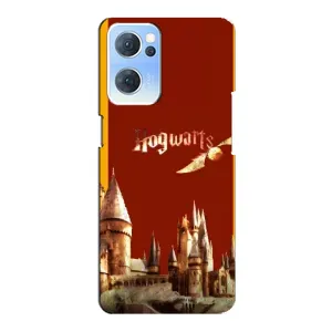 Чехлы с Гарри Поттером для Oppo Reno7 5G (AlphaPrint) (Hogwarts)