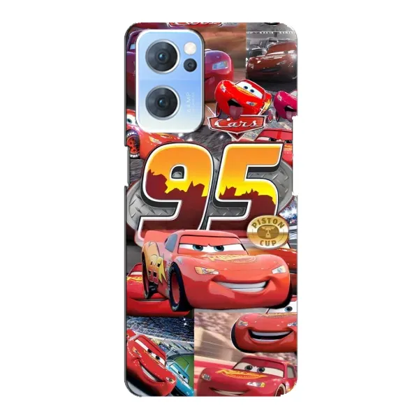 Чохол з принтом «Колаж Блискавка Маквін» для OPPO Reno7 5G