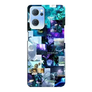 Чехлы с фильма АВАТАР для Oppo Reno7 5G (AlphaPrint) (коллаж Аватар)