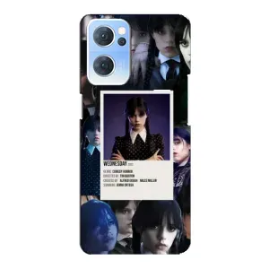 Чохли Венсдей на Oppo Reno7 5G Уенсдей (AlphaPrint) (колаж Венздей)