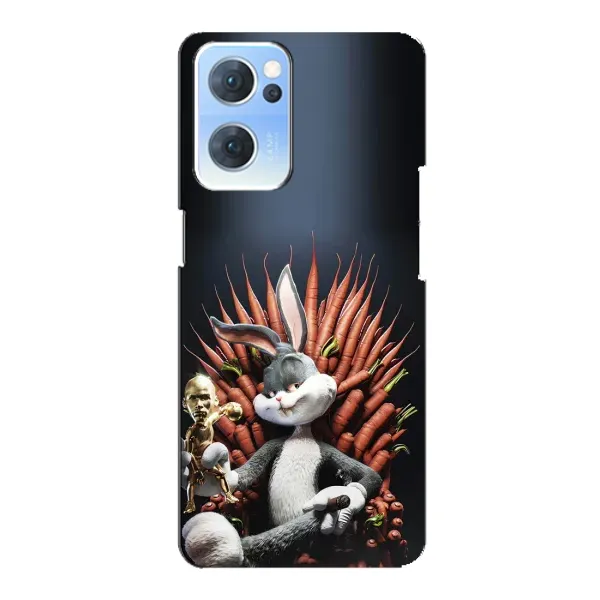 Чехол с принтом «Король Кролик» для OPPO Reno7 5G Чехол с принтом «Король Кролик» для OPPO Reno7 5G