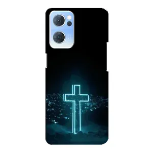 Чехол для Oppo Reno7 5G (AlphaPrint) - (Христианские)