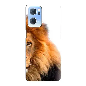 Чохли з картинкою животних Oppo Reno7 5G (Лев грива)