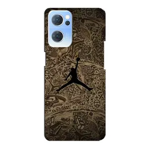 Чехлы для Oppo Reno7 5G - с картинкой JORDAN (AlphaPrint)