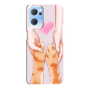 Чохол на OPPO Reno7 5G з Котиками (VPrint) (Любовь до котиків)