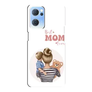 Чехлы для мамы на Oppo Reno7 5G (Мама и сын)